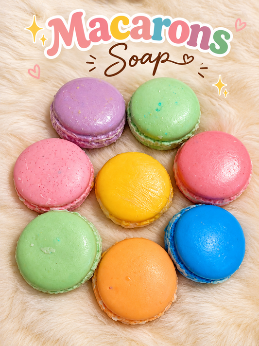 Sikasha Macaron Soaps β Pack of 4 French Luxury Soaps | Gentle Moisturizing | Perfect Gift