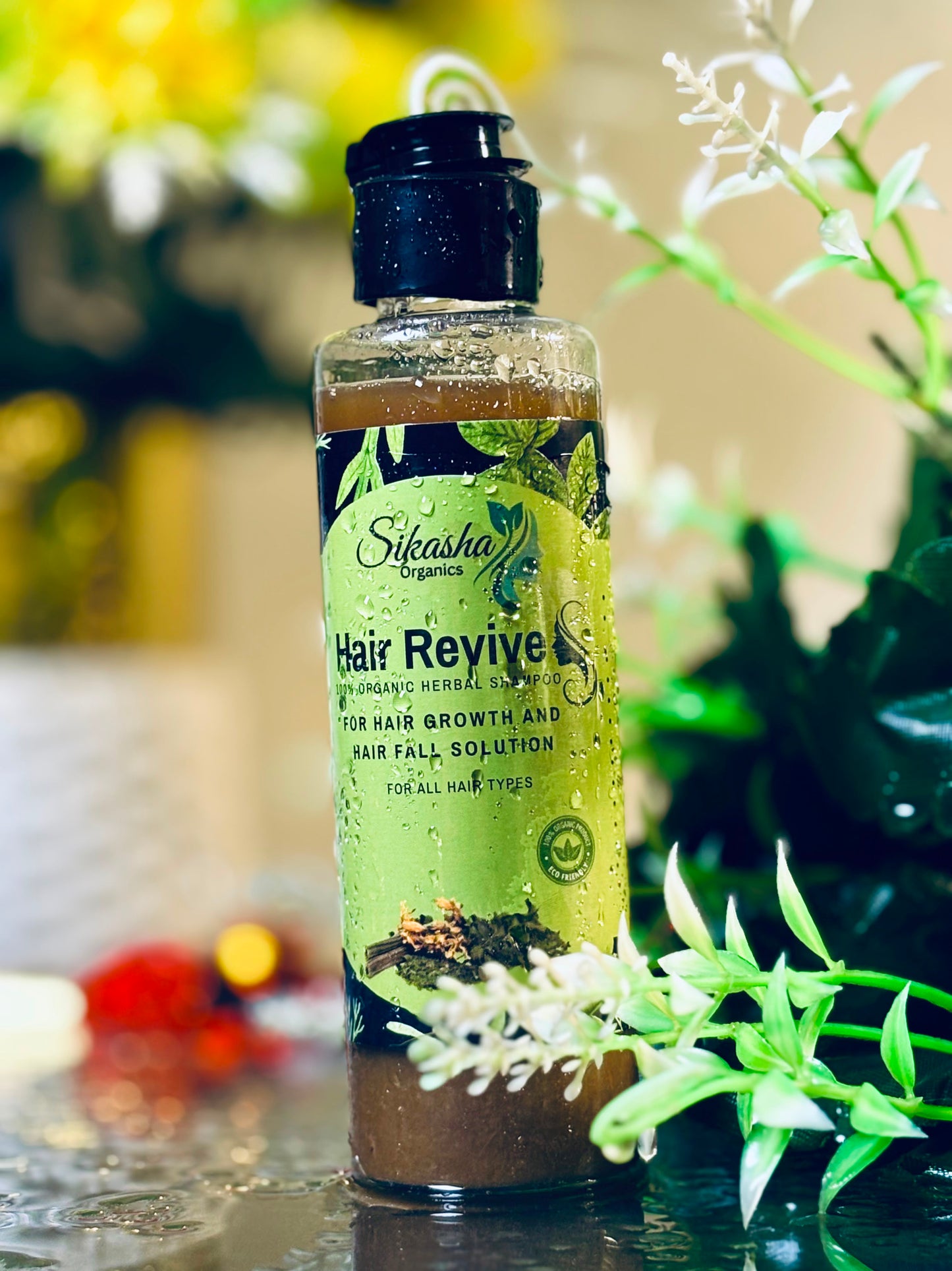Sikasha Hair Care Bundle 3 Starter Combo — Herbal Shampoo 150ml + Hair Oil 100ml |