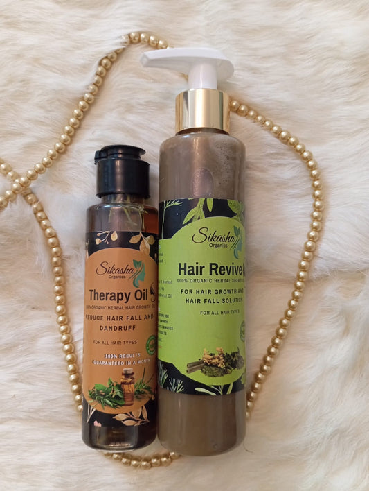 Sikasha Organics Hair Oil + Shampoo | Summer Offer
