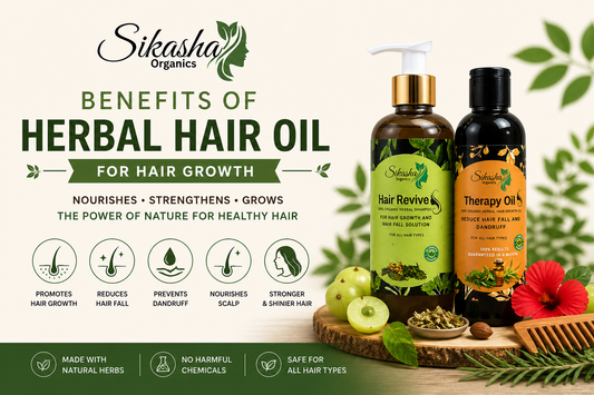 Benefits of Herbal Hair Oil for Hair Growth   بالوں کی نشوونما کے لیے ہربل ہیئر آئل کے فائدے