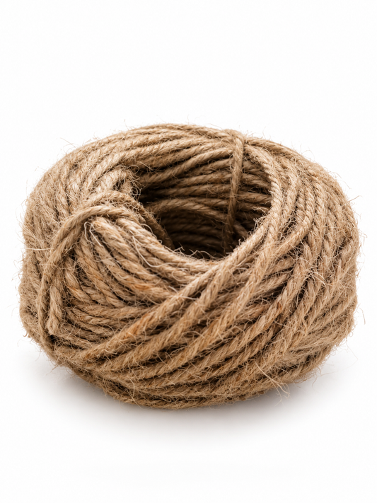 Natural Jute Rope 30 Meter Roll — Soap Making and DIY Crafting