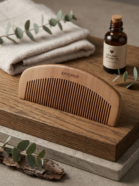 Sikasha Natural Wooden Comb — Anti-Static Hair Comb for Hair Growth & Scalp Massage | Handcrafted Wood