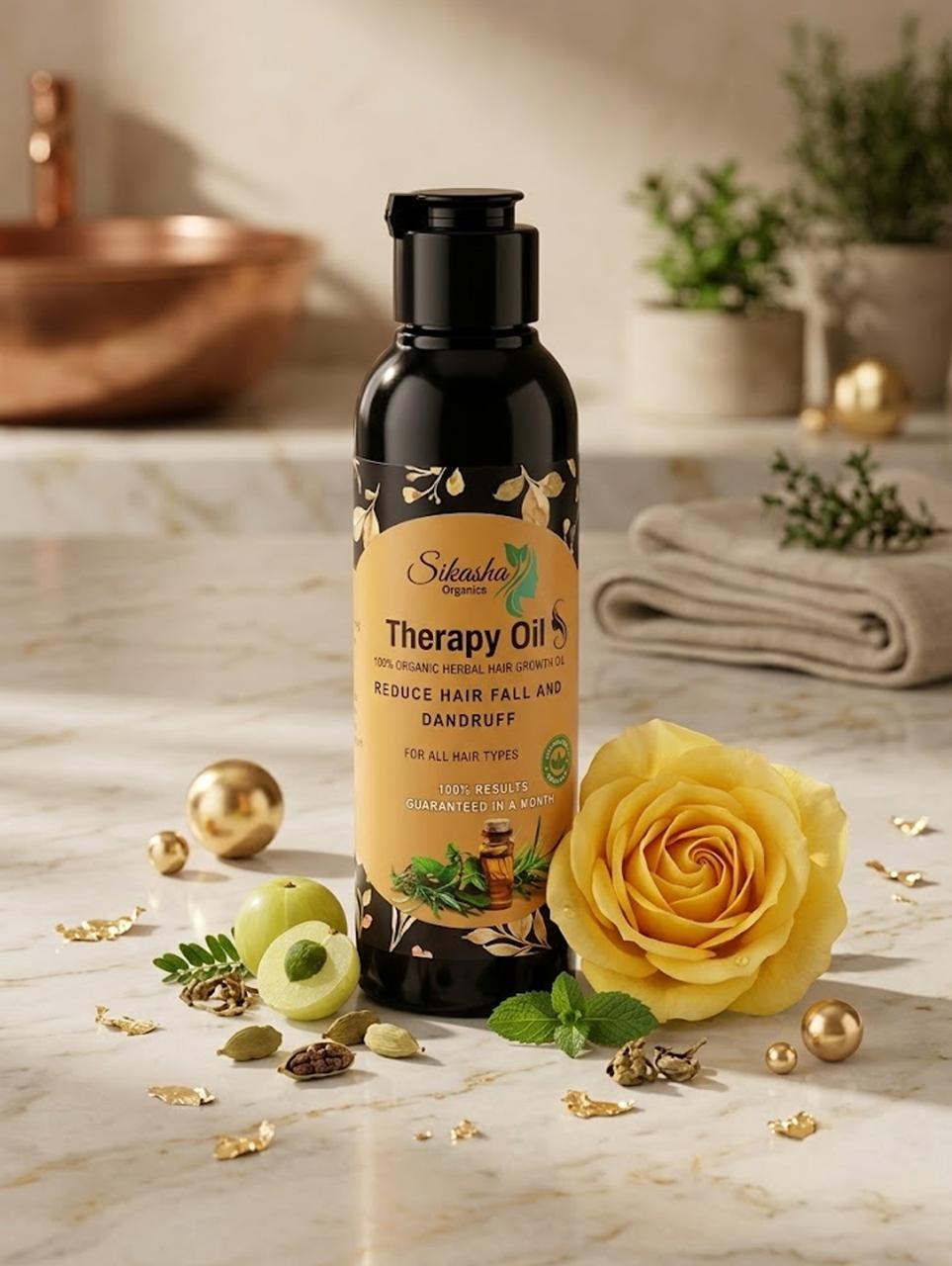 Sikasha Therapy Oil herbal hair growth oil 150ml bottle front view
