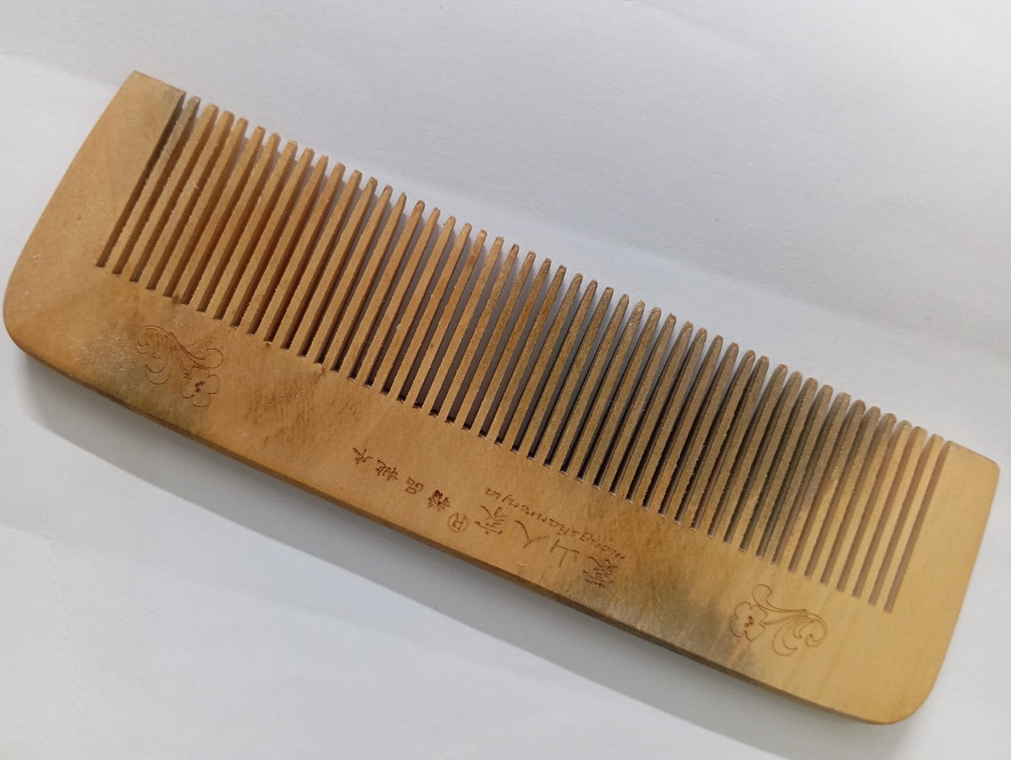 Sikasha Natural Wooden Comb — Anti-Static Hair Comb for Hair Growth & Scalp Massage | Handcrafted Wood