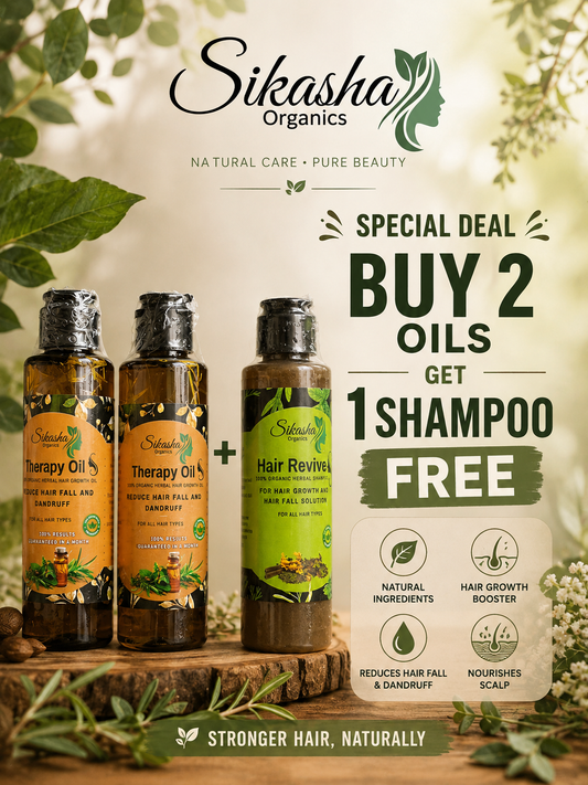 2 Therapy Oils + FREE Hair Revive Shampoo | 14 August Special