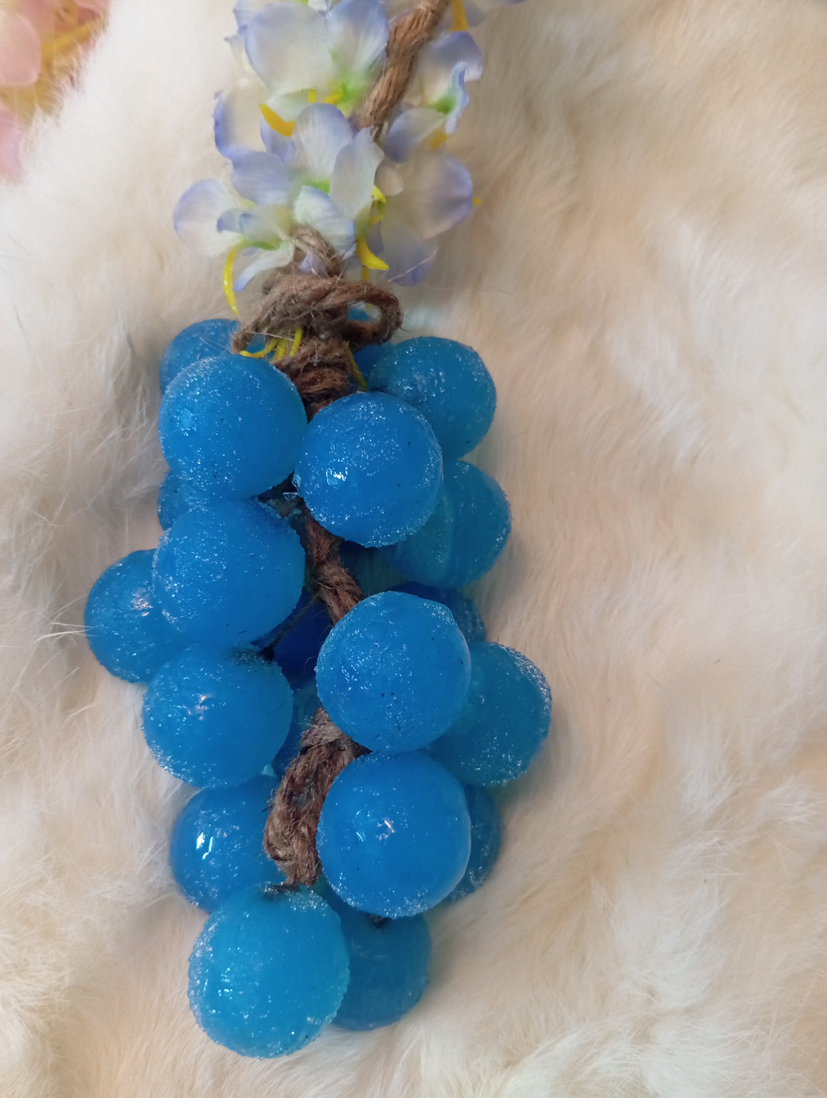 Sikasha Grape Shaped Hanging Soap — Decorative Jute Rope | 6 Colours | Bathroom Aesthetic
